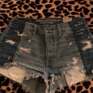 American eagle jean shorts
